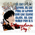 Independence Day, Red, White & Blue Freedom PNG Digital Download