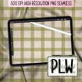 Creamy Olive Textured Block repeat pattern, gingham, Seamless Pattern, High Resolution 300 DPI PNG JPG file